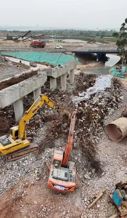 河源桥梁拆除